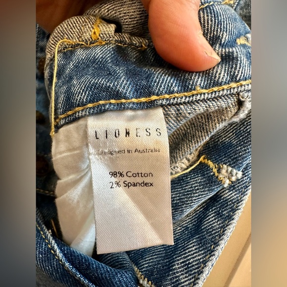 Lioness "U Know What's Up" Denim Romper Size M Princess Polly - Picture 9 of 9